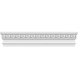 Endurathane Panel Crosshead w/Egg & Dart Trim, 65 Bottom Width x 67 Top Width x 5 1/2H x 1P, Factory Primed