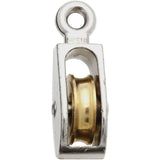 National Hardware N223404 3203BC Fixed Single Pulley in Nickel