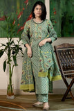 Gosriki Women'S Rayon Blend Printed Straight Kurta With Pant & Dupatta (Sanghvi Green-Vks01-Gs_Xxl_Green_Xx-Large),Green,2,B0DP2891GQ