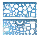 Royals Spirograph Designing (Stencil Pack of 6) | Kids Drawing Sprirograph Stencil Ruler Set | Kids Drawing Set |, Multicolor