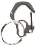 Rubit Small Curve Aluminum Dog Tag Clip - Silver