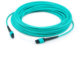 Addon 4M Mpo/Upc To Mpo/Upc Aqua Om3 Ofnr (RiserRated) 12Strand Fiber Patch Ca