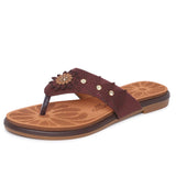 Ortho Joy Extra-Soft Stylish Doctor Slippers For Women - Brown,Brown,4,B09RQT6YL4