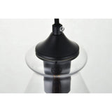 Living District Destry 1 Light Brass Pendant With Clear Glass