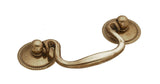 Manor House Bail P8048LP Cabinet Pull Handle Size: 2.5, Finish: Lancaster Hand Polished