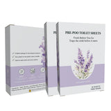 90 Dissolvable PrePoo Toilet Sheets Lavender Scent 3 Pack Odor Stopping Sheets Before You Go Toilet Spray Alternative Dissolvab