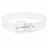 Luozzy Clear Belt Transparent Pvc Waist Belt Pants Waistband, 39.3*1.18Inch