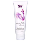 NOW Foods Solutions, MSM Healthy Skin Liposome Lotion, Rejuvenating Cream with Almond Oil and Aloe, 8Ounce