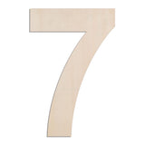 MGTECH 12 Inch Large Wooden Number 7, 1/4 in Thick Big Wood Number for Crafts and Wall Decor