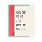 Missonemi Funny Baby Shower Card Gift, New Baby Gifts for Mom Dad, New Babys Congratulations for Boys Girls