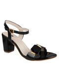 Shoetopia Womens/Girls Black Backstrap Solid Block Heels-Eu41,Black,8,B09NC1K6Q8