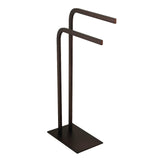 Kingston Brass SCC8005 Edenscape Pedestal Dual Towel Rack, 31.75 x 15.81 x 7.88, Oil Rubbed Bronze