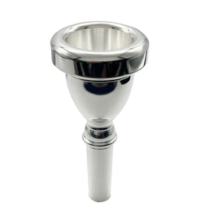 Missmore Premium Silver Plated Tuba Mouthpiece - Enhance Your Performance with Superior Sound Quality and Durability