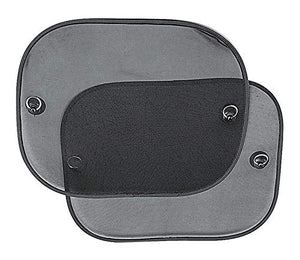 Custom Accessories Side Window Sun Shades 17.5 X 14.5 Blk