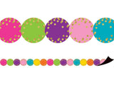 CONFETTI CIRCLES DIECUT MAG BORDER