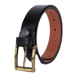 Sunshopping Genuine Leather Belt For Men | Handmade Pin Buckle Belt Perfect For Formal & Casual Wear | Adjustable Free Size Fits