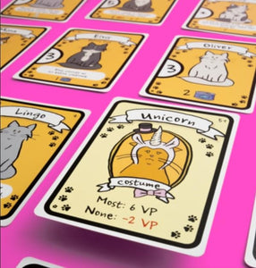 Aeg Cat Lady - Original Card Game, Collect And Rescue Cats And Strays, Family Fun, Cute Art, 2 To 4 Players, 30 Minute Play Time