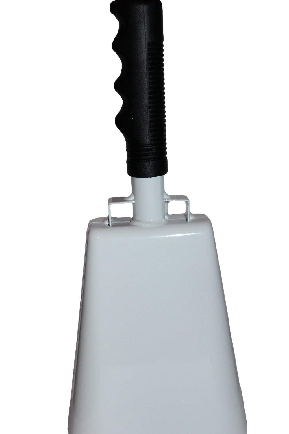 Toys+ Cowbell with Handle Various Sizes and Colors (White/Black, 10)