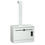 Pochar Over-the-Door Steel Specimen Container - Payment, Key Night Drop Box - 6.5'' Height Adjustable, Removable Hinge for Wall 