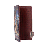 Nemesis Now Purrlock Holmes Embossed Purse, Brown, 18.5Cm