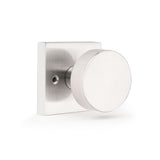 Satin Nickel Dummy Door Knob, Single Side No-Turning Door Handles,1 Pack Inactive Half Dummy Door Knob Set
