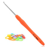 Vodiye Professional Extra Long 2.5Mm Crochet Hooks, Ergonomic Handle Set For Beginners & Experienced Lovers