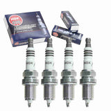 4 pc NGK Iridium IX Spark Plugs compatible with Jeep Patriot 2.0L 2.4L L4 2007-2017