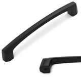 POVEFONK 30 Pack 5 Inch(128mm) Matte Black Kitchen Cabinet Handles Cabinet Pulls Black Drawer Pulls Kitchen Cabinet Hardware Han