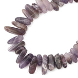 BEADIA Natural Amethyst Irregular Teardrop Stone Beads 0.4-1.2 Loose Semi Gemstone Beads for Jewelry Making 15 Inch/Strand