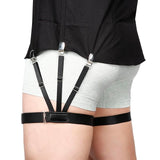 Eoout Adjustable Shirt Garter Suspender Belts For Police Military NonSlip Steel Clips Use For Boys Men Girls Women Pack Of 1 Bl
