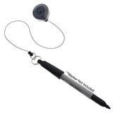5 Pack Retractable Pen Holder (Marker & Carpenter Pencil Compatible) Stay Open Ratcheting Pull Cord Belt Clip Reel & Small