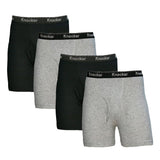 Knocker Mens 4 Pack of Boxer Briefs Underwear2XL2 Black, 2 Gray