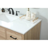 Elegant Decor Boise 48 Aluminum Mdf Single Bathroom Vanity In Mango Wood