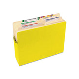 Smead File Pocket, StraightCut Tab, 51/4 Expansion, Letter Size, Yellow(73243)