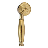 Copper Antique Handheld Shower Head Spray Bathroom Accessory,White (Color : Gold)