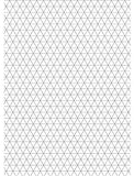 inr |Isometric Line A2 Plus Size Paper 5 mm Distance Equilateral 3D Triangle Graph Pages Pack of 25 Sheets, 18 x 25 inch |100