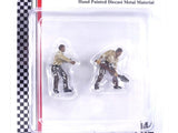 '4X4 Mechanics'' 2 Piece Diecast Figure Set 2 For 1/43 Scale Models By American Diorama