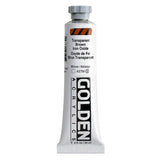 GOLDEN Heavy Body Acrylics, Transparent Brown Iron Oxide, 2 fl. oz. / 59 ml jar, Professional Acrylic Paint, Transparent