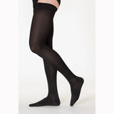 SIGVARIS Mens Essential Cotton 230 Closed Toe ThighHighs w/Grip Top 3040mmHg
