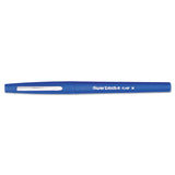 Paper Mate 8410152 Flair Medium Felt Tip Stick Pen, Blue Ink, .7mm, Dozen