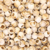 300 Acrylic Large Hole Beads for Crafts and for Hair 10mm x 12mm Acrylic Barrel Beads with 5.7mm Large Hole in Toffee, Brown and