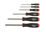 Bondhus 74686 Set of 6 Balldriver Screwdrivers with ProHold Tip, ProGuard Finish, sizes 1.55mm
