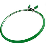 Nurge Premium Quality, Metal Spring Tension Embroidery Hoops, Cross Stich Hoop, Darning Hoops, Embroidery Tension Shed (Green, L