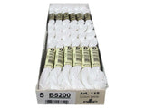 DMC Thread Pearl Cotton Skeins Size 5 27.3 Yards Snow White 115 5B5200 (12Pack)