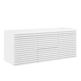 Modway Render 48 Double Sink Compatible (Not Included) Bathroom Vanity Cabinet in White