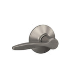 Schlage F10 DEL 619 Delfayo Door Lever with Standard Trim, Hall & Closet Passage Lock, Satin Nickel