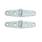 Strap Hinge 4X11/16 Chr/Brass Pair
