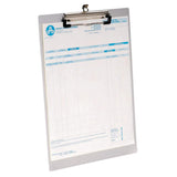 Westcott E-17001 00 Aluminium clipboard, A4, with Spring Clip and Suspension Eye