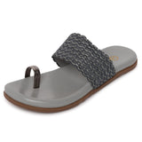 Ortho Joy Fancy Doctor Slippers | Soft Chappal For Women | Casual Flat Sandals,Grey,5,B09XXQ3MBV