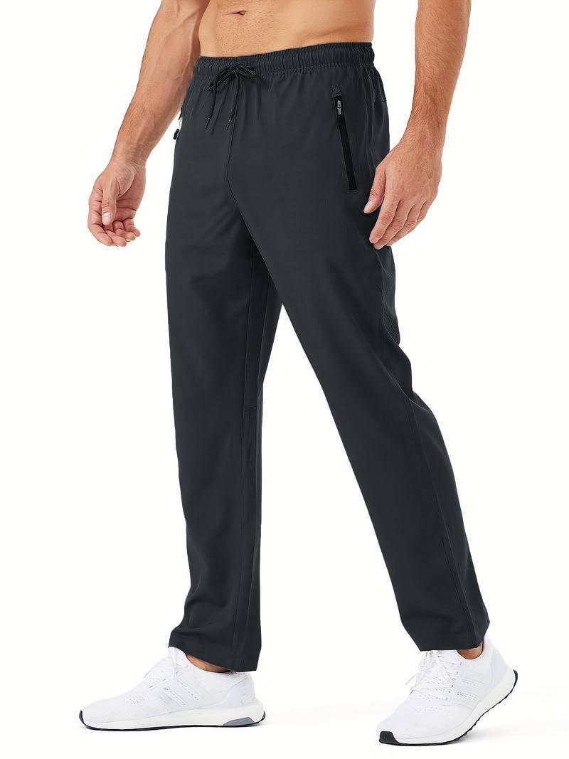 Toplot Track Pants For Men || Activewear Pants || Mens Joggers || Zipper Pocket || Casual Trousers || Stretchable (Sports | Gym | Yoga) (Track-Pant-5217-Dark Grey-32),Dark Grey,32,B0DRD12RMM